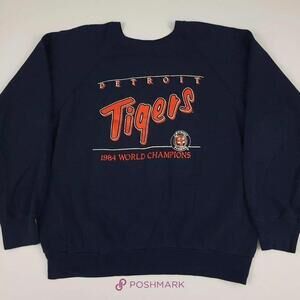 84 Detroit Tigers World S Mlb Sweatshirt Retro